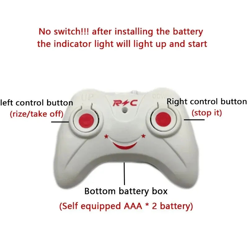 NNEOBA Rechargeable Mini RC Drone for Kids